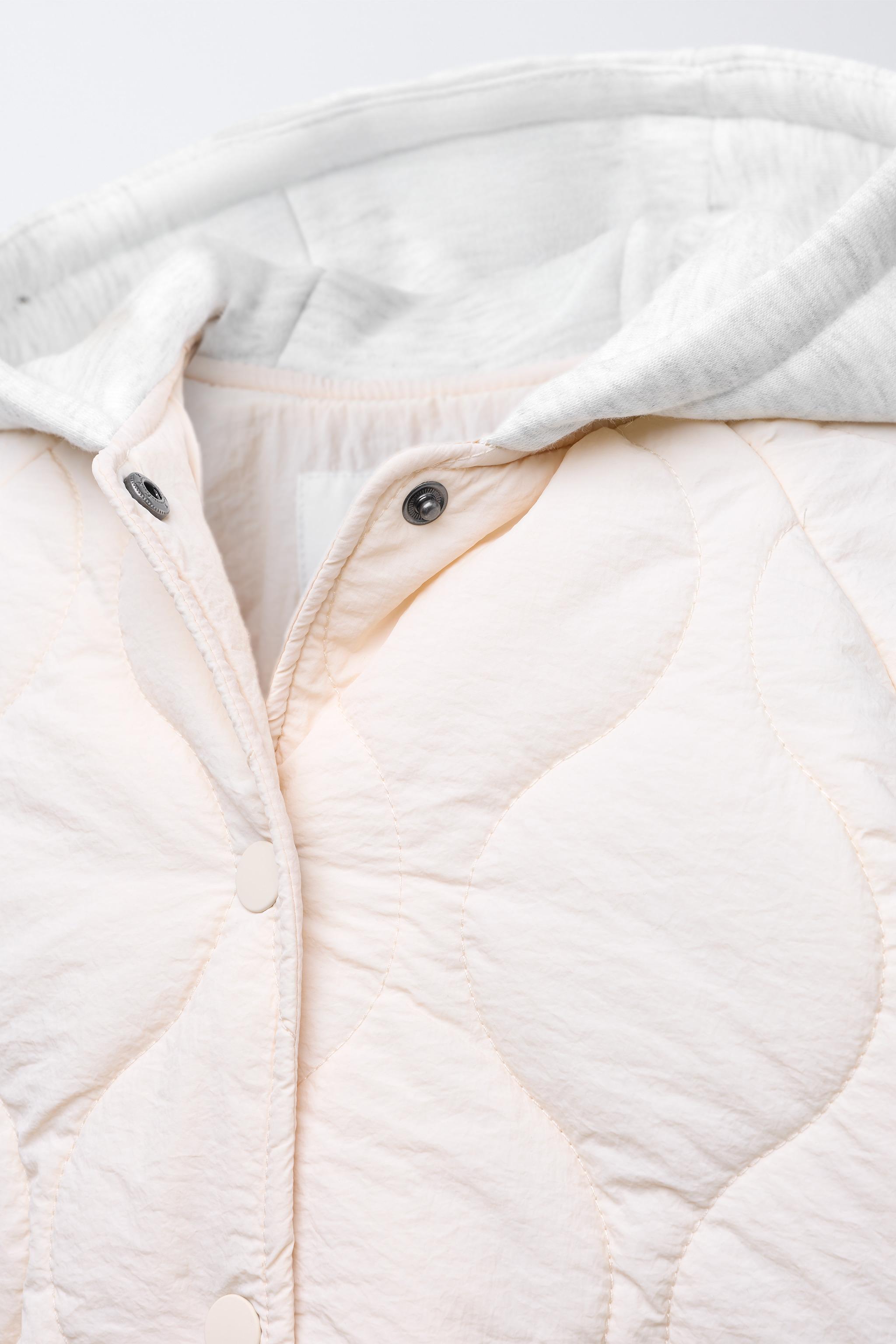 VESTE REMBOURRÉE À CAPUCHE OURS BRODÉ